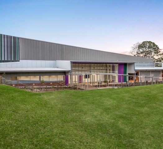 Community building with SPANDEK® steel walling manufactured from COLORBOND steel Dune