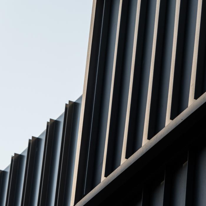 School with ENSEAM steel walling manufactured from COLORBOND steel in colour Monument